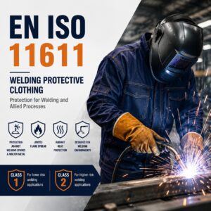 EN ISO 11611 welding protective clothing protecting workers during welding operations